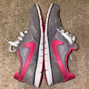 Pink & Gray Nike Sneakers